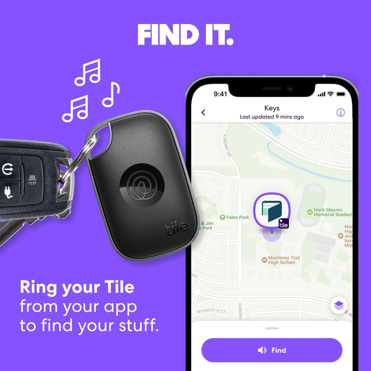 by Life360 Pro - Powerful Bluetooth Tracker, Key Finder and Item Locator for Keys Bags, and More, Both Ios and Android Compatible, Phone Finder. Pack of 2 (Black/White)