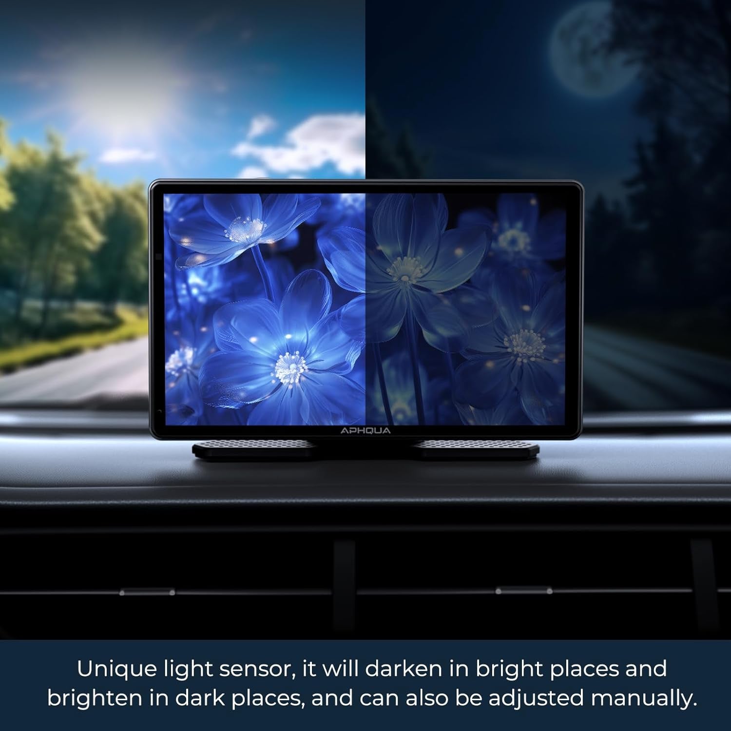 Carplay Screen for Car, 7'' Wireless App-Le Carplay & Android Auto Car Stereo, Portable Car Play Touch Screen Digital Media Receivers with GPS Navigation/Mirror Link/Bluetooth/Fm/Aux/Usb