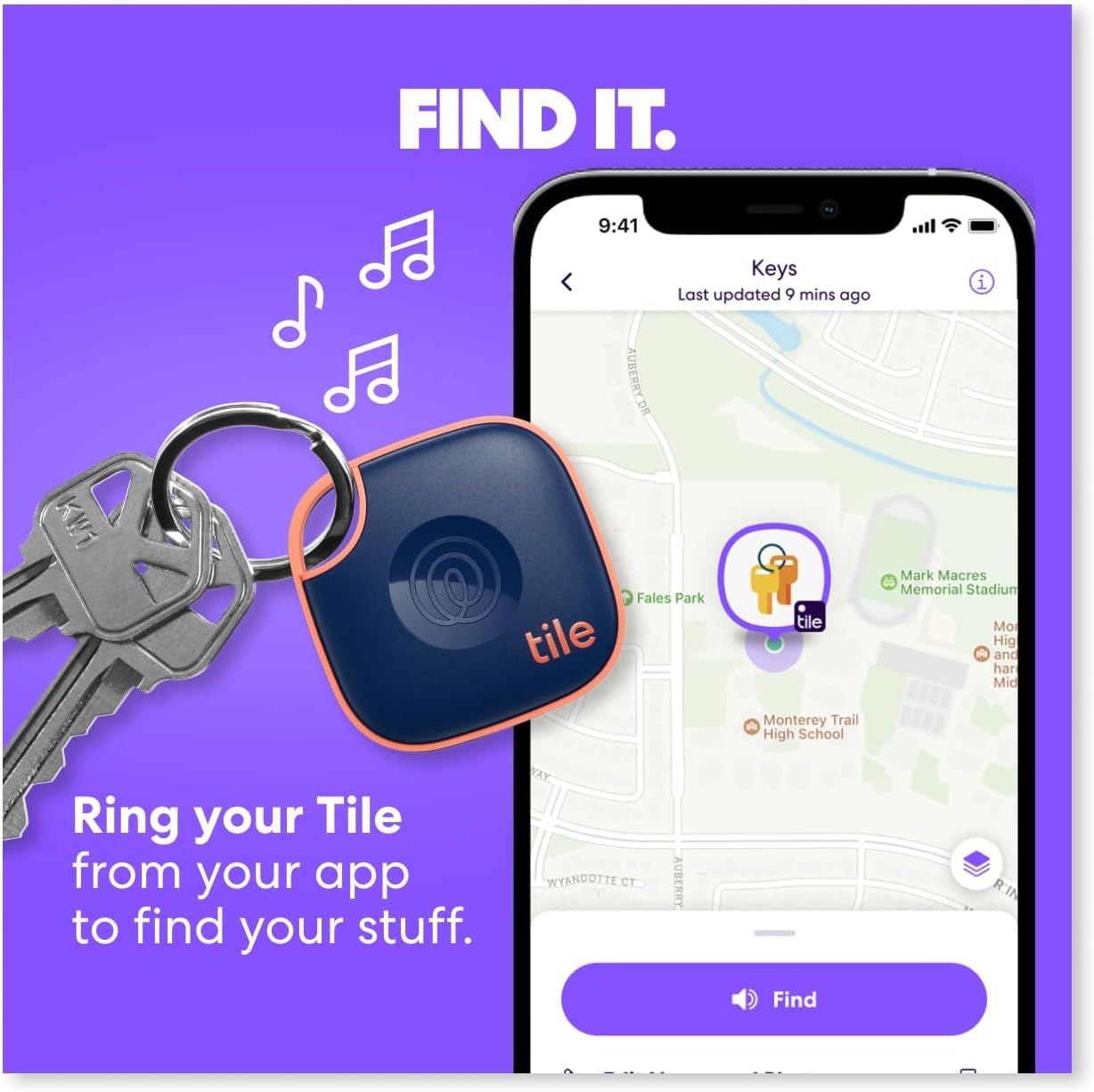 by Life360 Mate - Bluetooth Tracker, Keys Finder and Item Locator for Keys, Bags and More. Phone Finder, Both Ios and Android Compatible, Pack of 2 (Black/White)