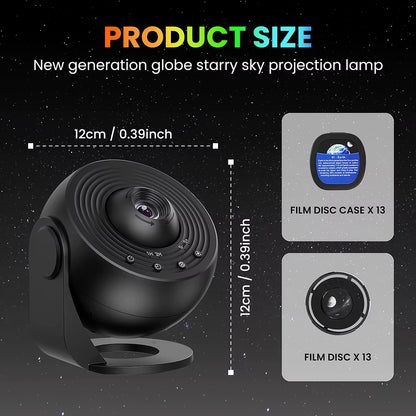 13 in 1 Star Projector, Planetarium Galaxy Projector for Bedroom, Aurora Projector, Night Light Projector for Kids Adults