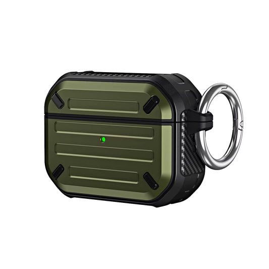 Shockproof Rugged PC TPU Wireless Earphone Accessories Cover Case Fit for Airpods Pro 1/2 Generation Armor All around Protection