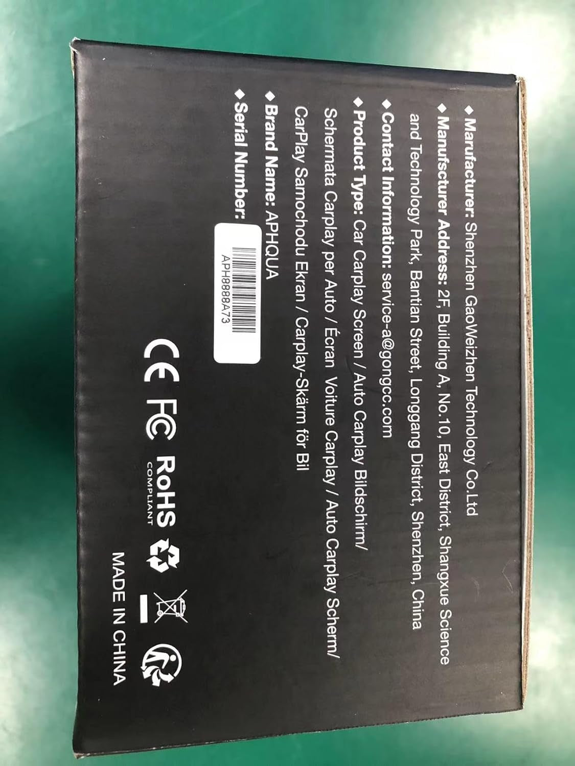 Carplay Screen for Car, 7'' Wireless App-Le Carplay & Android Auto Car Stereo, Portable Car Play Touch Screen Digital Media Receivers with GPS Navigation/Mirror Link/Bluetooth/Fm/Aux/Usb