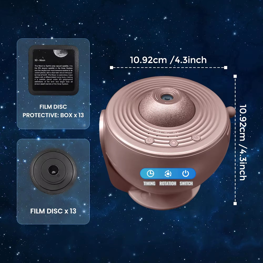 13 in 1 Star Projector, Planetarium Galaxy Projector for Bedroom, Aurora Projector, Night Light Projector for Kids Adults