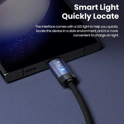 240W USB C to USB Type C Cable 48V 5A PD3.1 Super Fast Charging for Iphone 15 Promax Samsung S23 Macbook Hauwei Xiaomi