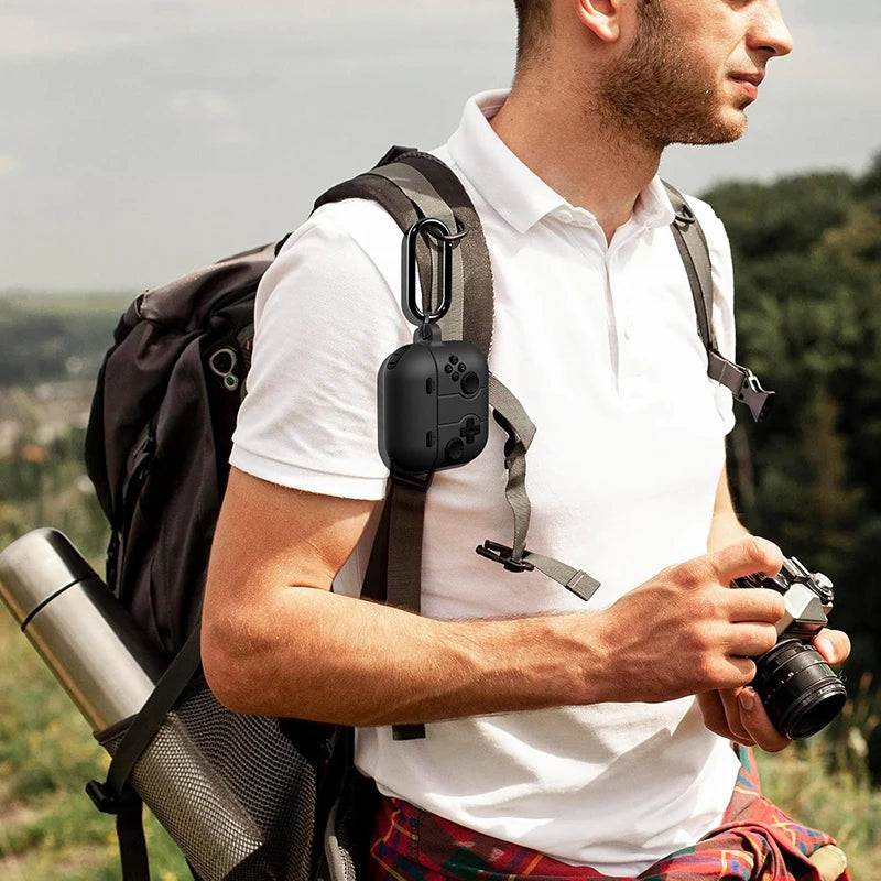 AirPods Earphone Case - 3D Gamepad Silicone Shockproof Cover for AirPods 1, 2, 3, Pro 2, and 2024 Models